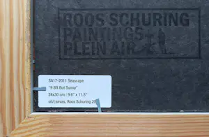 Roos Schuring - 9 Beaufort But Sunny, olieverf op canvasboard (mooi ingelijst) kopen? Bied vanaf 295!