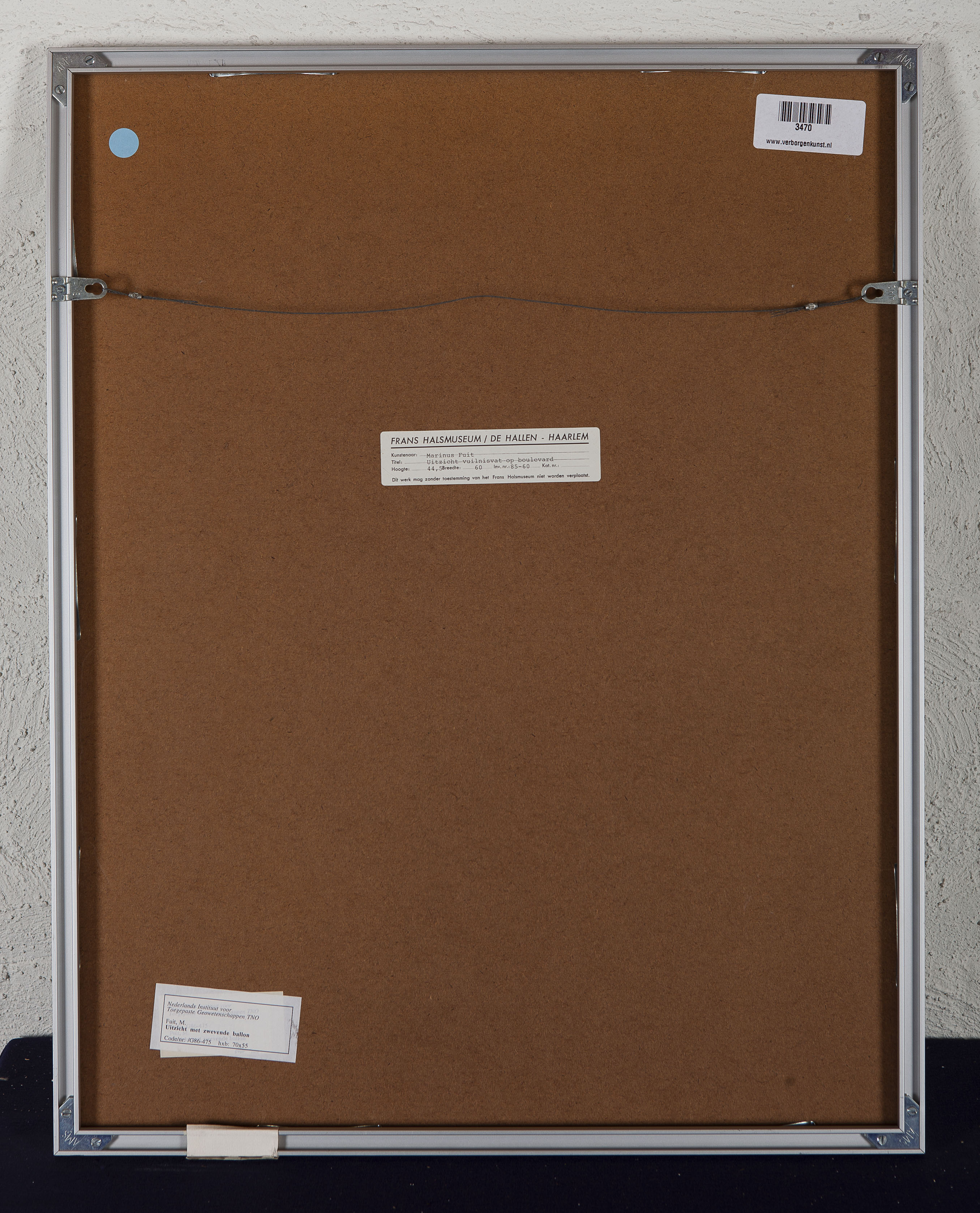 Marinus Fuit - Uitzicht vuilnisvat op boulevard - Litho op papier - Oplage X/XX kopen? Bied vanaf 10!