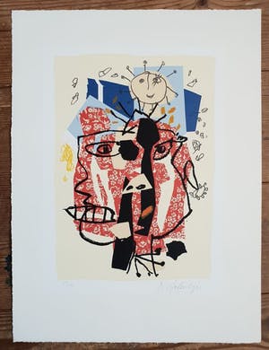 Kees Salentijn - Kleurenzeefdruk PAN COMIDO I Handgesigneerd. kopen? Bied vanaf 55!