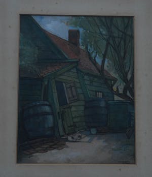 Willem Frederik Andrea - landschap met boerderijtje. (uit 1910) kopen? Bied vanaf 1!