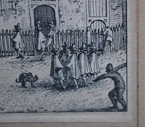 Claes Jansz. Visscher - [2x] 17e Eeuw: Stadhuis & Montelbaanstoren Amsterdam kopen? Bied vanaf 60!