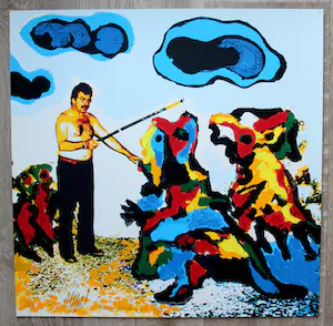 Karel Appel - Kleurenzeefdruk de tovenaar handgesigneerd uit 1977 (in nieuwstaat!) kopen? Bied vanaf 250!