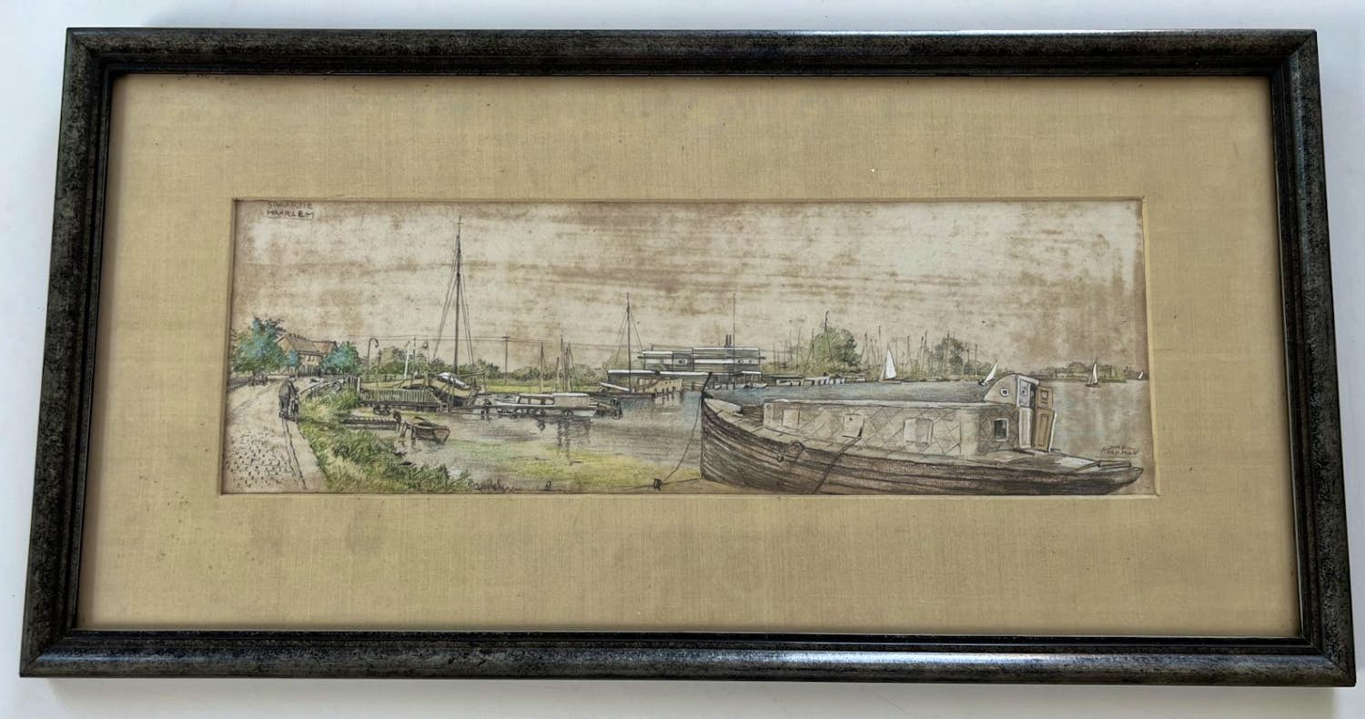 Joop Koopman - Gezicht op het Spaarne, Haarlem – Uniek Panorama kopen? Bied vanaf 50!