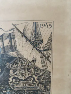 A.J. Barto - Herdenkings prent 40- 45 kopen? Bied vanaf 85!