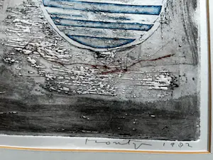 Jan Montyn - ets / aquatint - zonder titel - ingelijst - oplage 6/12 kaufen? Bieten Sie von 100!