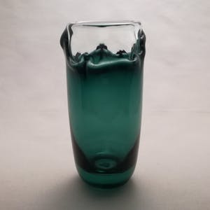 Willem Heesen - UNICA vaas, groen en helder glas kopen? Bied vanaf 49!