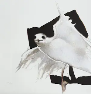 Octave Landuyt - Möwe – Seltener signierter und nummerierter Druck kopen? Bied vanaf 150!