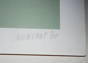 Hans Landsaat - zeefdruk uit 1980 kopen? Bied vanaf 50!