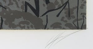 Jan Hendrix - Zeefdruk, Z.T. Takken - Ingelijst kopen? Bied vanaf 50!