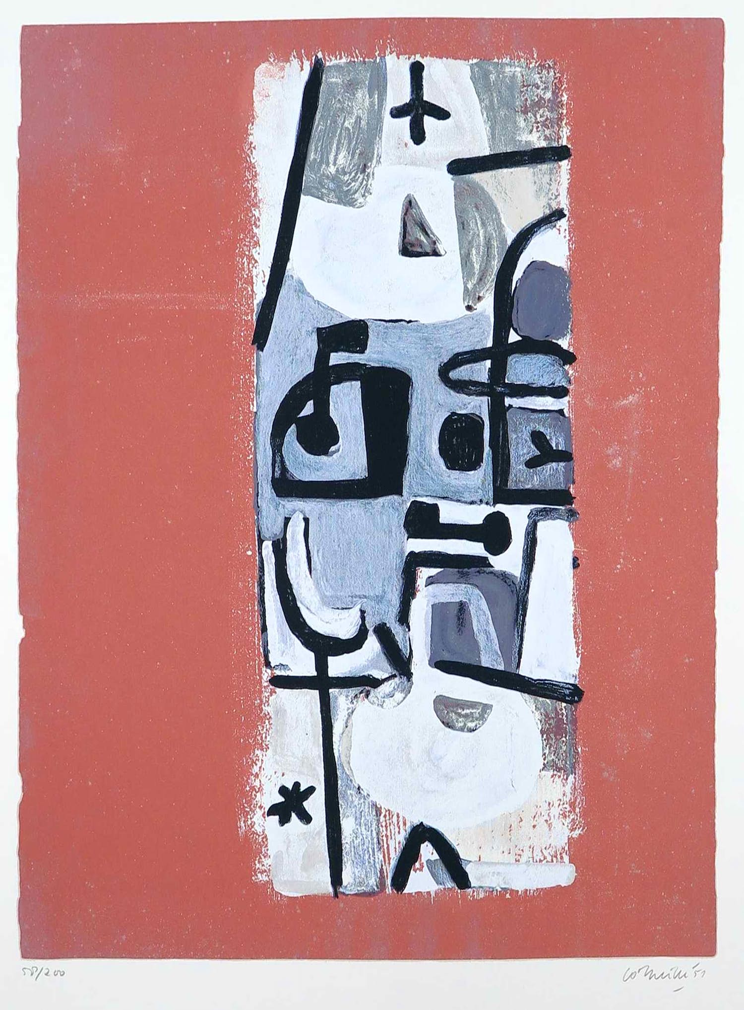 Corneille - Zeefdruk, Charlie Parker verkocht voor € 80!