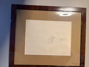 Walt Disney - Originele Disney Animatie-tekening (1933) Mickey & Pluto Met COA Phil Sears! kaufen? Bieten Sie von 300!