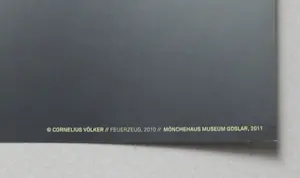 Cornelius Völker - Feuerzeug, Offsetdruck, 2011, handsigniert kopen? Bied vanaf 30!