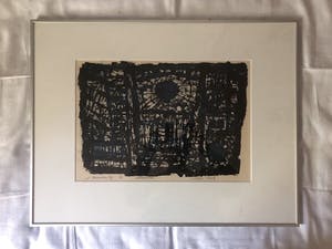 Jaap Kraanen - Kathedrale - Zeefdruk, Ingelijst kopen? Bied vanaf 55!