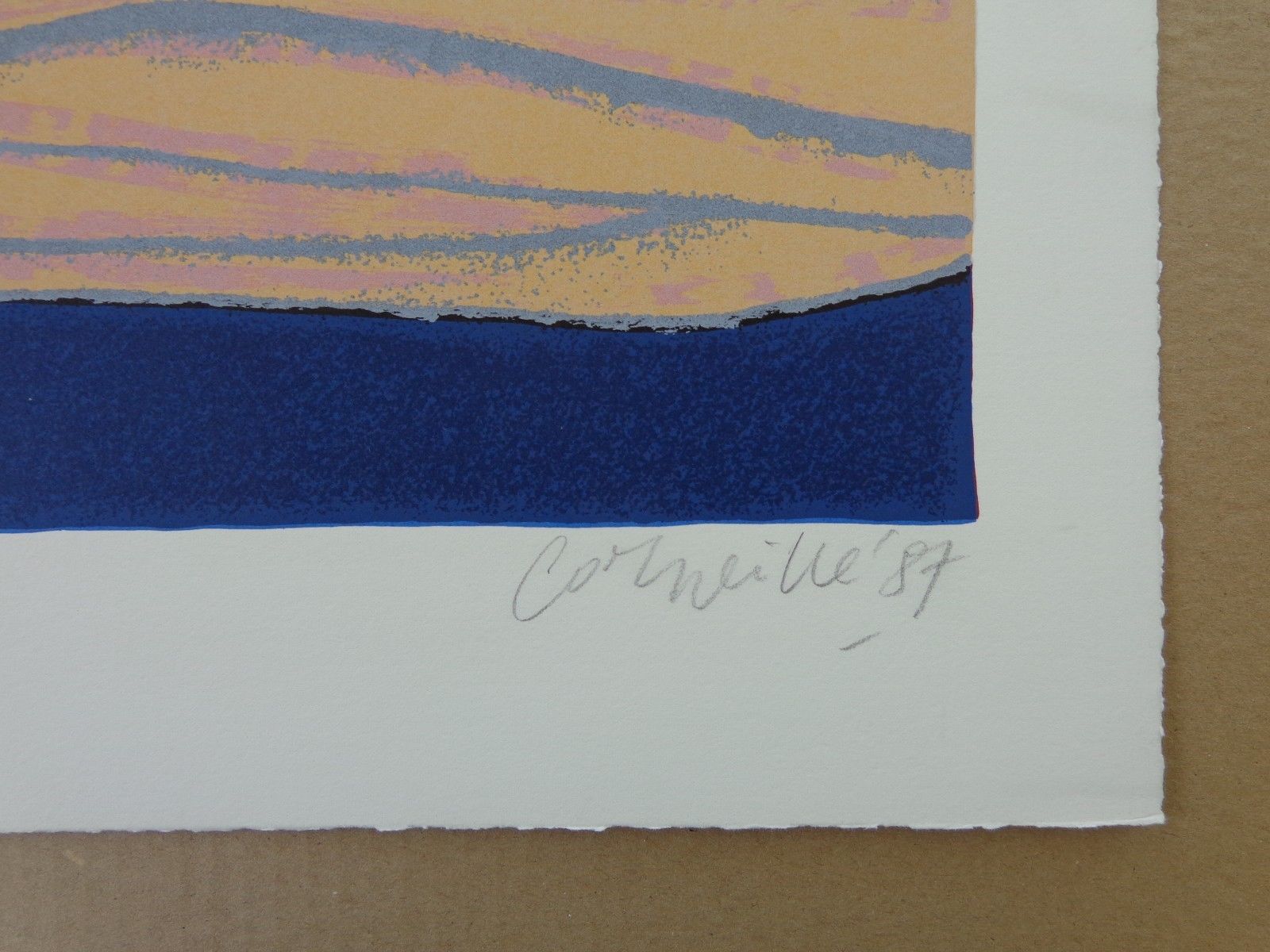 Corneille - LES TIGRES AMOUREUX / KLEURLITHO / 60x78cm / SIG / 1987 kopen? Bied vanaf 175!