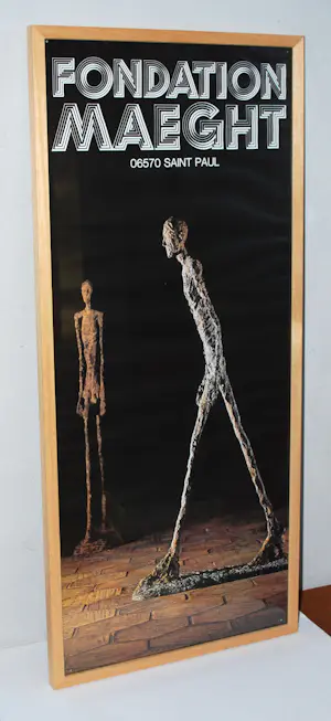 Alberto Giacometti - MAEGHT monumentaal boek & ingelijste affiche Giacometti kaufen? Bieten Sie von 65!