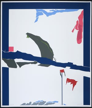 Hans Landsaat - Zeefdruk, Zonder titel kopen? Bied vanaf 1!