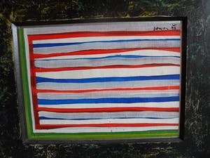 Pavel Husa - Olieverf op board, zonder titel. uit 1992. kopen? Bied vanaf 20!