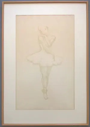 John Raedecker - 2 stuks ingelijste litho’s – man met vogel en balletdanseres kaufen? Bieten Sie von 69!