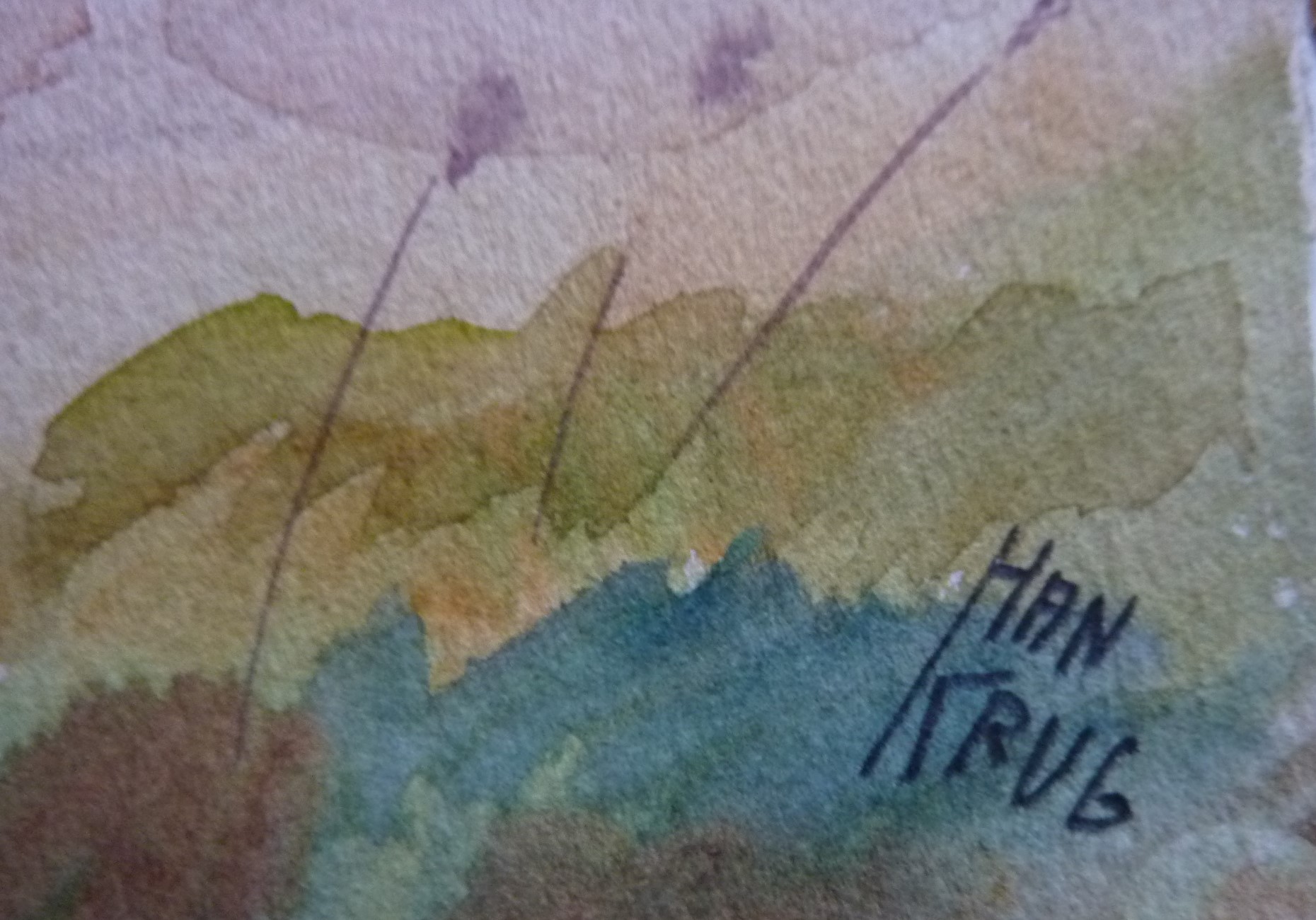 Han Krug - Aquarel "Meijendel" 3 Juli 1947 kopen? Bied vanaf 35!