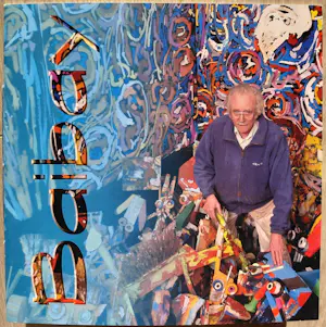 Gilbert Baibay - Abstracte compositie, olieverf op hout kopen? Bied vanaf 55!