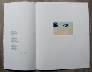 Nono Reinhold - 5 kleuren ets -1983 + gesigneerd gedicht Bert Schierbeek kopen? Bied vanaf 50!