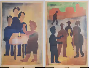 Hendrik Werkman - Chassidische Legenden 20 prenten & 2 boeken kopen? Bied vanaf 125!