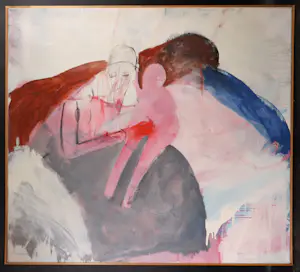 Chris van Voorst - Olieverf op doek, Zonder titel II - Ingelijst (Groot) kopen? Bied vanaf 100!