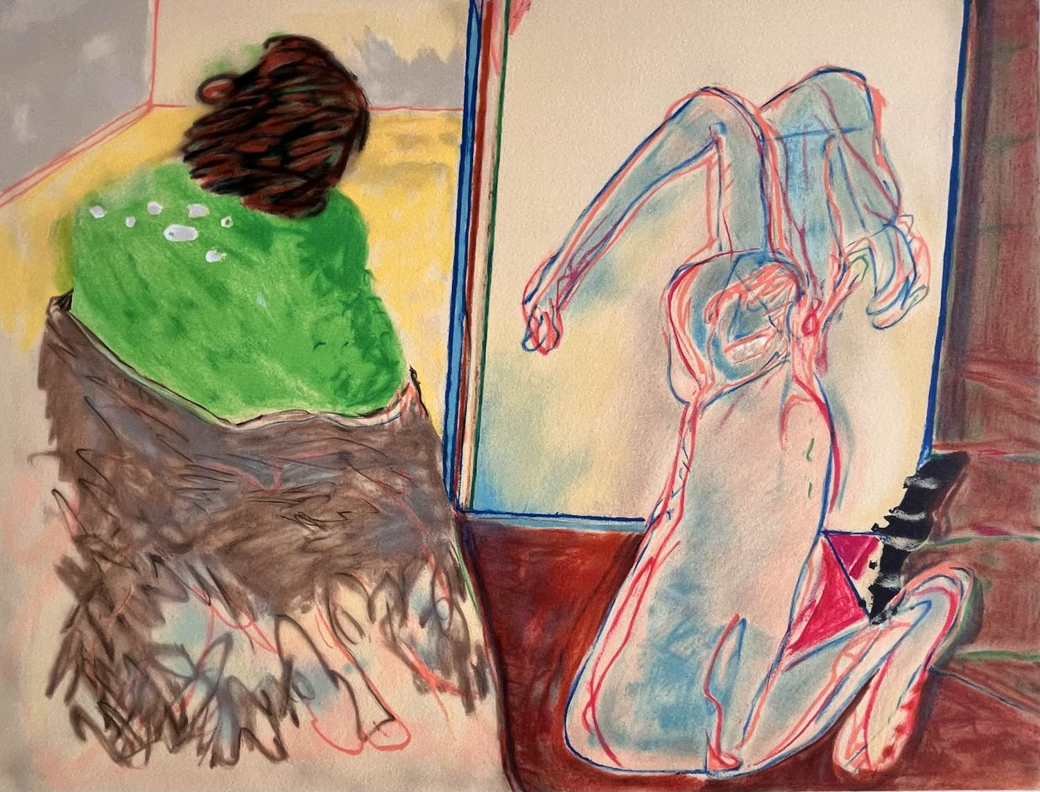 Hugo Claus - Gesigneerde kleurenlithografie - 1999 - zeer goede staat kopen? Bied vanaf 95!