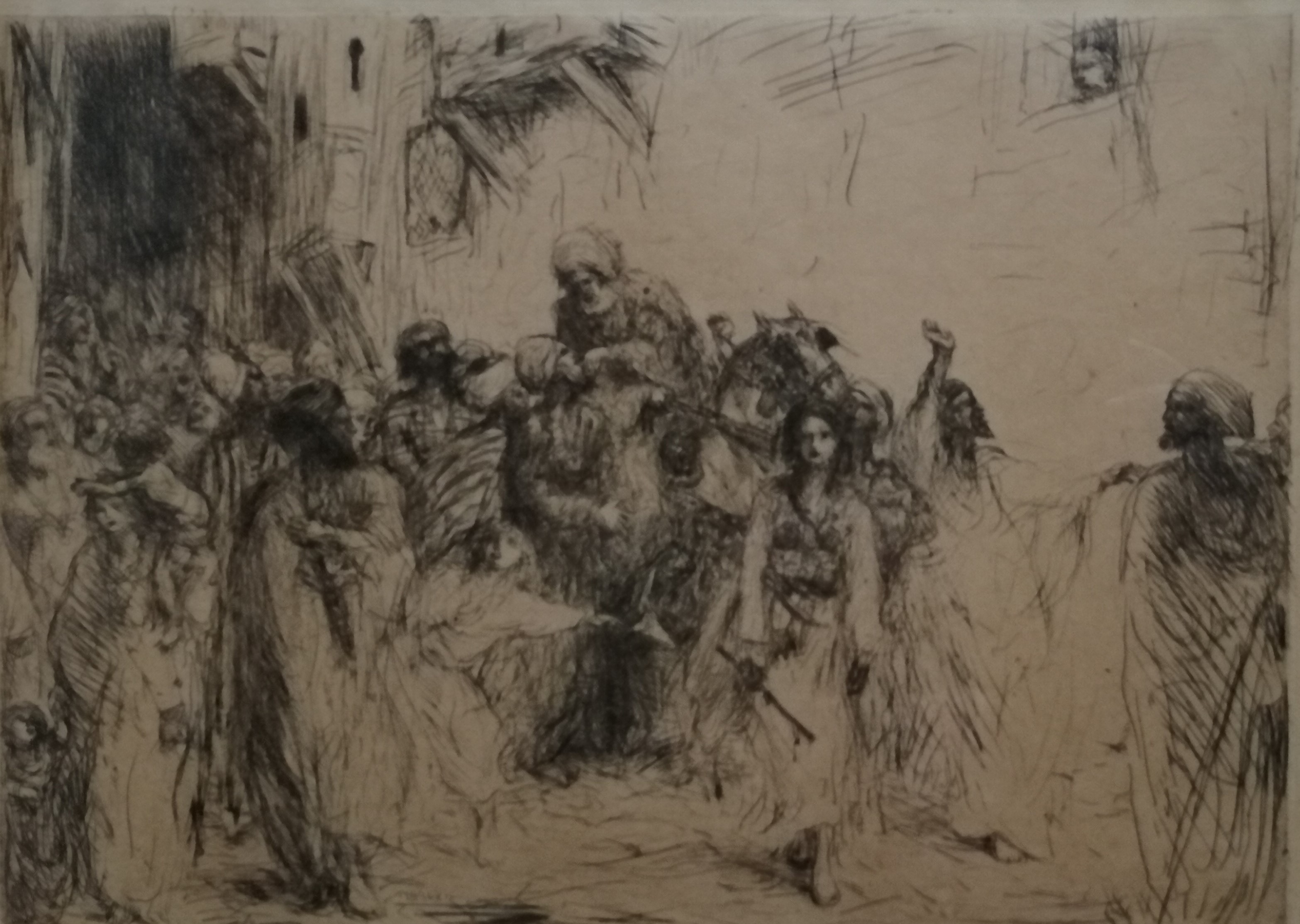 Marius Bauer - Intocht van een Pasha verkocht voor € 95!