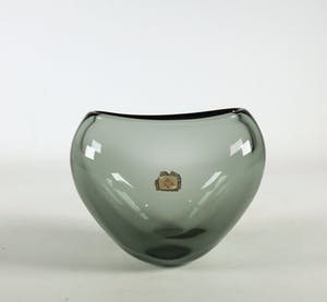 Floris Meydam - Glas, Staalblauw vaasje door Glasfabriek Leerdam kopen? Bied vanaf 1!