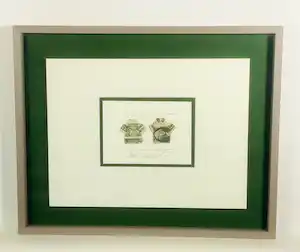 Jan Henderikse - Uniek werk : Tekening met $-Shirts, floating framed + Art Book : ZERO verkauft für € 350!