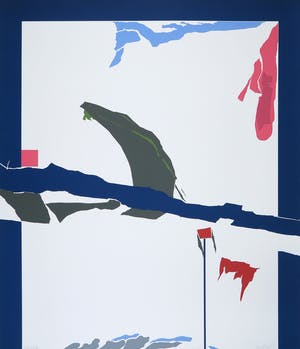 Hans Landsaat - Zeefdruk, Zonder titel kopen? Bied vanaf 1!