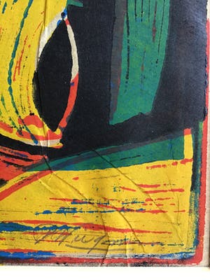 Piet Wiegman (II) - Houtsnede op Japans papier, gesigneerd met potlood kopen? Bied vanaf 50!