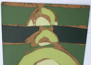 Fon Klement - 3-Luik van de hardboard ‘blokken’ van de boardsnede ‘Affinité’ – ca. 1970 kopen? Bied vanaf 100!