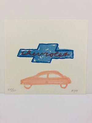Klaas Gubbels - Litho. De Chevrolet kopen? Bied vanaf 125!