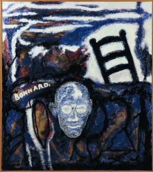 Pieter Haan - Acryl op doek, Eetkamer in Le Bosquet kopen? Bied vanaf 1!