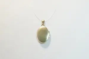 50 - 14 karaats bicolor gouden Medaillon hanger versierd met bloemmotieven kopen? Bied vanaf 190!