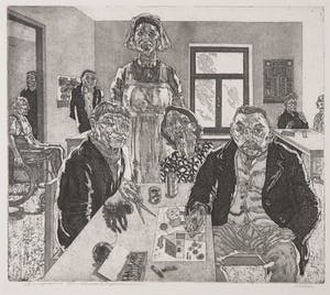 Jan van Helden - Ets en aquatint, Therapie bejaardentehuis kopen? Bied vanaf 35!