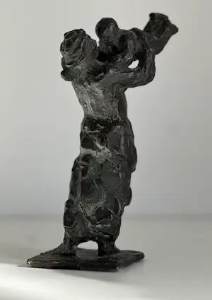 Frank Letterie - Bronzen sculptuur | 'Moeder en kind' | 1989 kopen? Bied vanaf 375!