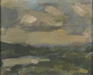 Arthur Beckand - Olieverf op doek, Duinen in de winter - Ingelijst kopen? Bied vanaf 1!