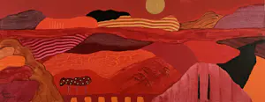 Ronald Boonacker - Landschap du Soleil III (GEEN VERZENDKOSTEN) kaufen? Bieten Sie von 175!