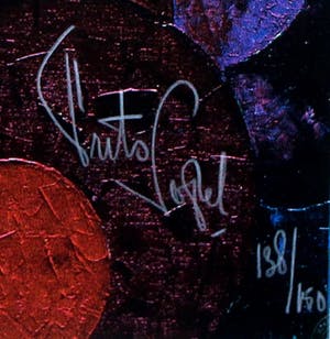 Frits Vogel - Zeefdruk: Geometrische compositie kopen? Bied vanaf 40!