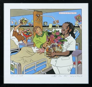 Theo van den Boogaard - Piëzografie, Dat is er een van Tempo-Team (Ziekenhuis) - Ingelijst kopen? Bied vanaf 1!