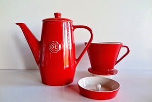 Nicolai Carels - Voor Douwe Egberts - Design Koffieservies - Gemerkt- PRIJS VERLAAGD kopen? Bied vanaf 39!