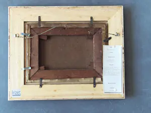 Piet Rackwitsz - Maginifiek in 1916 gemaakt pointillistisch olieverf "nachtelijk landschap" kopen? Bied vanaf 358!