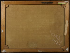 Vera de Groot - Olieverf op doek, Meisje in blauwe jurk - Ingelijst kopen? Bied vanaf 1!