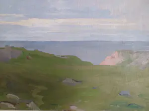 Frederika Broeksmit - Noors landschap - schilderij - kopen? Bied vanaf 45!