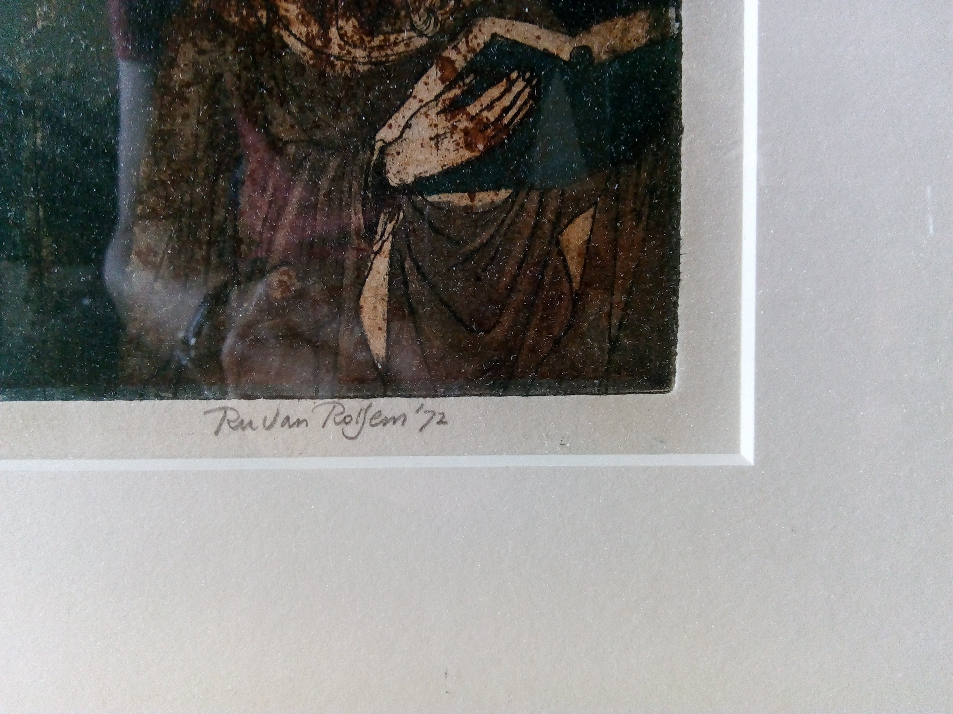 Ru van Rossem - Herinnering aan Torcello uit 1972 - Gesigneerd en mooi INGELIJST. kopen? Bied vanaf 150!