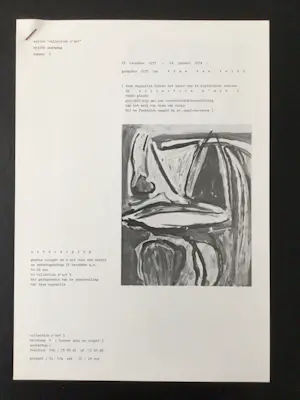 Bram van Velde - Gal. Collection d'Art - Amsterdam - 1971 t/m 2004 - Zeer goed - 12 Items kopen? Bied vanaf 60!