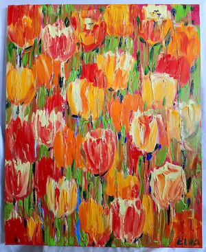 Elva Polyakova - Tulpen in kleur kopen? Bied vanaf 250!